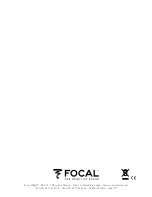 Предварительный просмотр 39 страницы Focal Pack 5.1 Sib & Cub3 User Manual