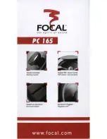 Предварительный просмотр 10 страницы Focal PC 165 User Manual