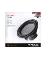 Предварительный просмотр 10 страницы Focal Performance Access 25A4 User Manual