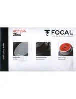 Предварительный просмотр 11 страницы Focal Performance Access 25A4 User Manual