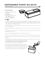 Preview for 3 page of Focal Performance Expert DSA 500 RT User Manual