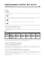 Preview for 7 page of Focal Performance Expert DSA 500 RT User Manual