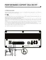 Preview for 12 page of Focal Performance Expert DSA 500 RT User Manual