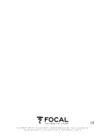 Preview for 19 page of Focal Performance Expert DSA 500 RT User Manual