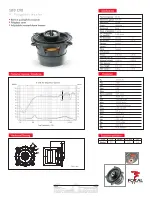 Focal Polyglass 100 CVX Specification Sheet предпросмотр