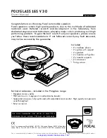 Preview for 2 page of Focal POLYGLASS 165 V 30 User Manual