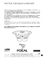 Focal POLYGLASS 200 CV1 User Manual preview