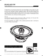 Focal POLYGLASS CVX Manual preview