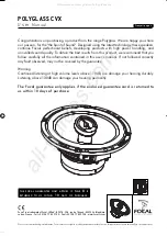 Focal POLYGLASS CVX User Manual preview