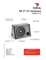 Focal Polyglass SB 27 V1 Brochure preview