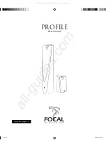 Focal PROFILE 908 User Manual предпросмотр