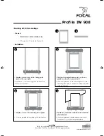 Focal PROFILE IW 908 - MOUNTING KIT Installation Manual preview