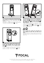 Preview for 2 page of Focal SCALA UTOPIA EVO Unpacking/Mounting