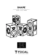 Preview for 1 page of Focal SHAPE 40 User Manual