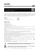 Preview for 12 page of Focal SHAPE 40 User Manual