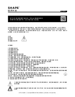 Preview for 30 page of Focal SHAPE 40 User Manual