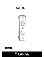 Preview for 1 page of Focal SIB XL-T User Manual