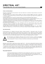 Preview for 34 page of Focal SPECTRAL 40th User Manual