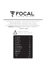 Предварительный просмотр 10 страницы Focal SPHEAR User Manual