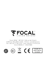 Предварительный просмотр 27 страницы Focal SPHEAR User Manual