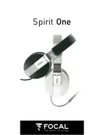 Preview for 1 page of Focal SPIRIT ONE User Manual