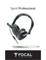 Предварительный просмотр 1 страницы Focal Spirit Professional Instructions Manual