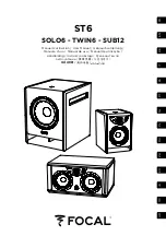 Предварительный просмотр 1 страницы Focal ST6 SOLO6 User Manual