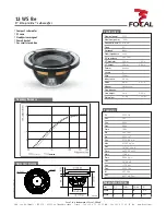 Focal Utopia Be 13 WS Be Specification Sheet предпросмотр