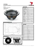 Preview for 1 page of Focal Utopia Be 5 W2 Be Specification Sheet