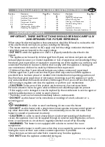 Предварительный просмотр 2 страницы FocalPoint AMERSHAM LED ELECTRIC SUITE Installation & User'S Instructions