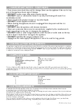 Предварительный просмотр 3 страницы FocalPoint AMERSHAM LED ELECTRIC SUITE Installation & User'S Instructions