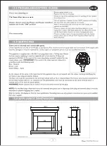 Preview for 9 page of FocalPoint ATHERSTONE BRICK ELECTRIC SUITE Installation & User'S Instructions