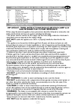 Preview for 2 page of FocalPoint EBONY ELECTRIC Installation & User'S Instructions