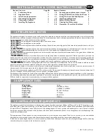 Preview for 2 page of FocalPoint FPFBQ257 BLENHEIM Installation & User'S Instructions