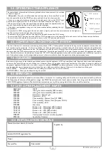 Preview for 13 page of FocalPoint L23 CHESHIRE Installation & User'S Instructions