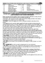 Preview for 2 page of FocalPoint ND-182ML Installation & User'S Instructions