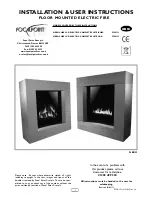 FocalPoint NERO CUBE LCD ELECTRIC COMPLETE SUITE IVORY- F500336 Installation & User'S Instructions предпросмотр