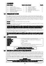 Preview for 2 page of FocalPoint OBLIQUE ELECTRIC Installation And User Instructions Manual