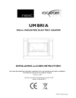 FocalPoint Umbria Installation And User Instructions Manual preview