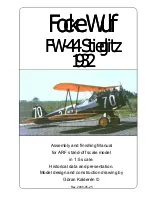 Focke-Wulf Fw 44J Assembly And Finishing Manual предпросмотр