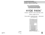 Preview for 1 page of Focus Bath Warmrails HYDE PARK Instruction Manual