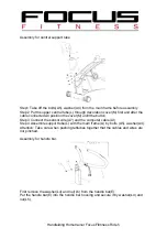 Preview for 19 page of FOCUS FITNESS Ride 5 Manual