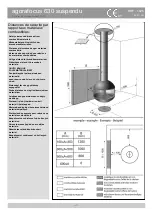 Preview for 4 page of Focus agorafocus 630 suspendu Specific Instructions