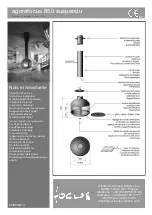 Preview for 1 page of Focus agorafocus 850 suspendu Specific Instructions