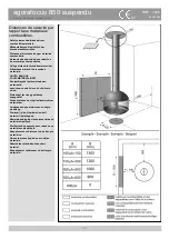 Preview for 4 page of Focus agorafocus 850 suspendu Specific Instructions