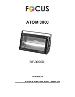 Preview for 1 page of Focus ATOM 3000 User Manual