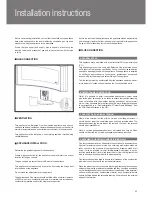 Preview for 9 page of Focus Curvifocus Installation, Servicing And User Instructions Manual