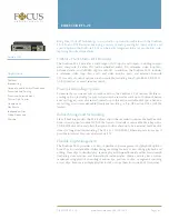 Preview for 1 page of Focus Firestore FS-2E Specifications