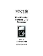 Preview for 1 page of Focus FOCUS FireStore FS-4 Pro User Manual