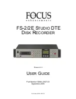 Focus FS-2 STUDIO DTE User Manual preview